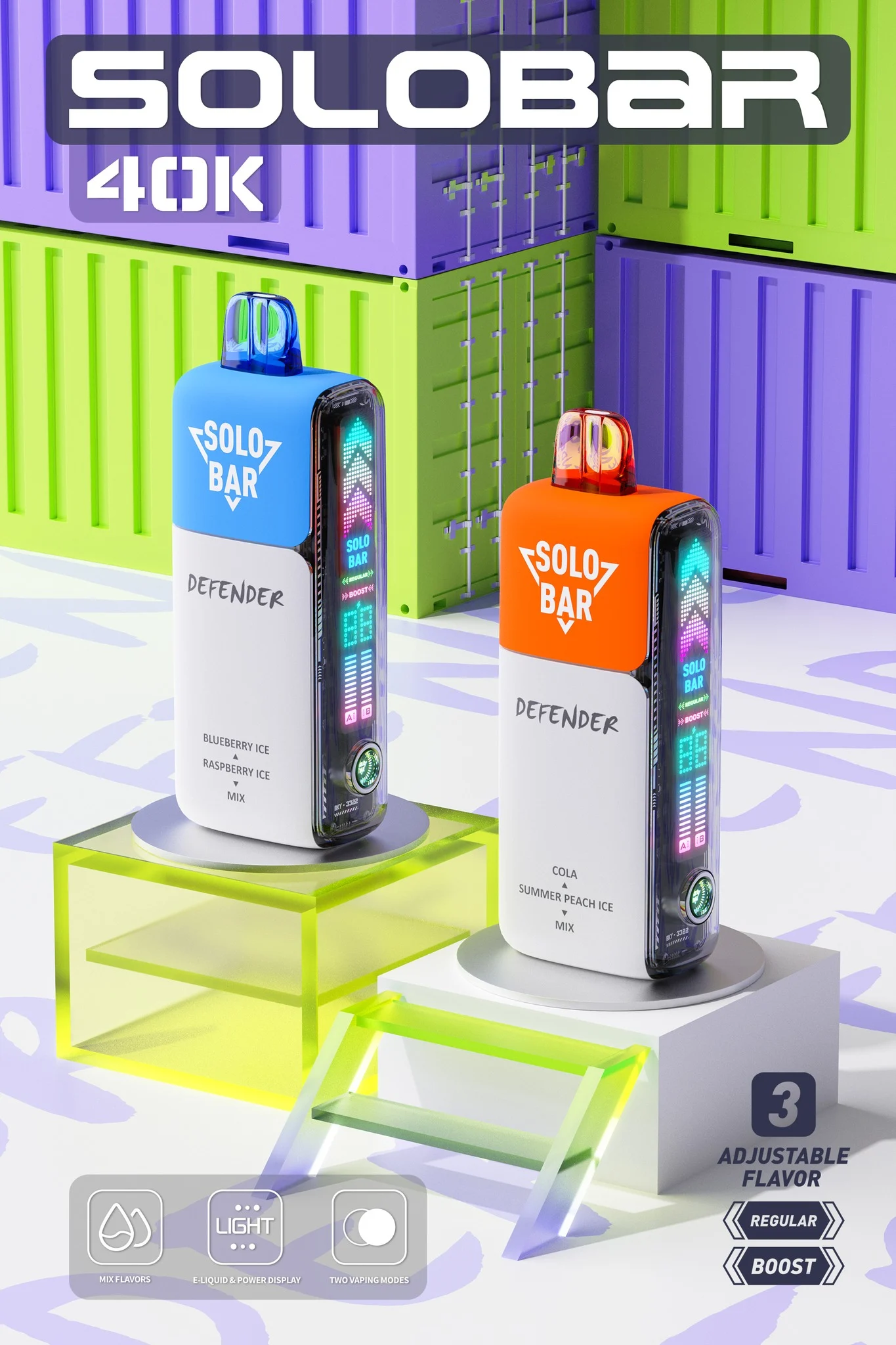 elfbar elfa master akku Solobar 2400 Kit (With 4 Pods)