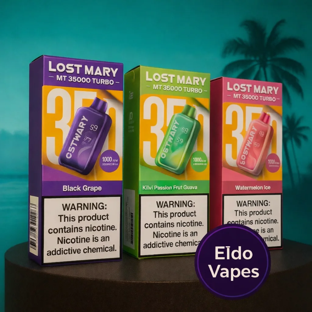 Lost Mary MT 35000 Puffs Rechargeable Vape  Eldo Vapes