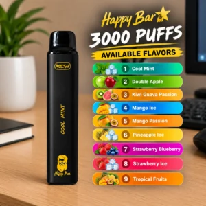 Happy Bar 3000 Puffs Disposable Vape