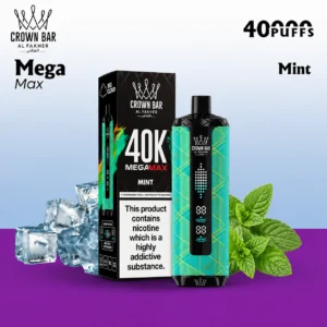 AL FAKHER Crown Bar Mega Max 40,000 Puffs Rechargeable Vape - Image 4